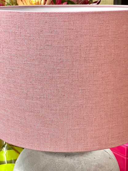 Lampenschirm in rosa
