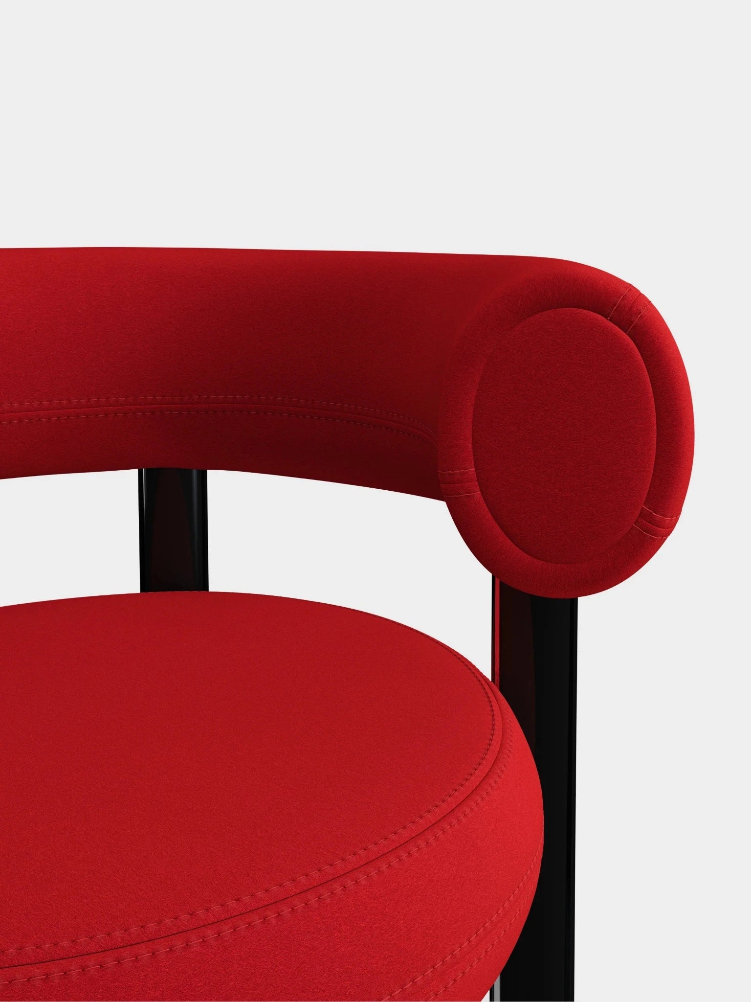 Roter Stuhl von Tom Dixon