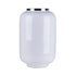 Vase SAIGON L in weiss/ silber 40 cm