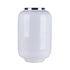 Vase SAIGON L in weiss/ silber 40 cm