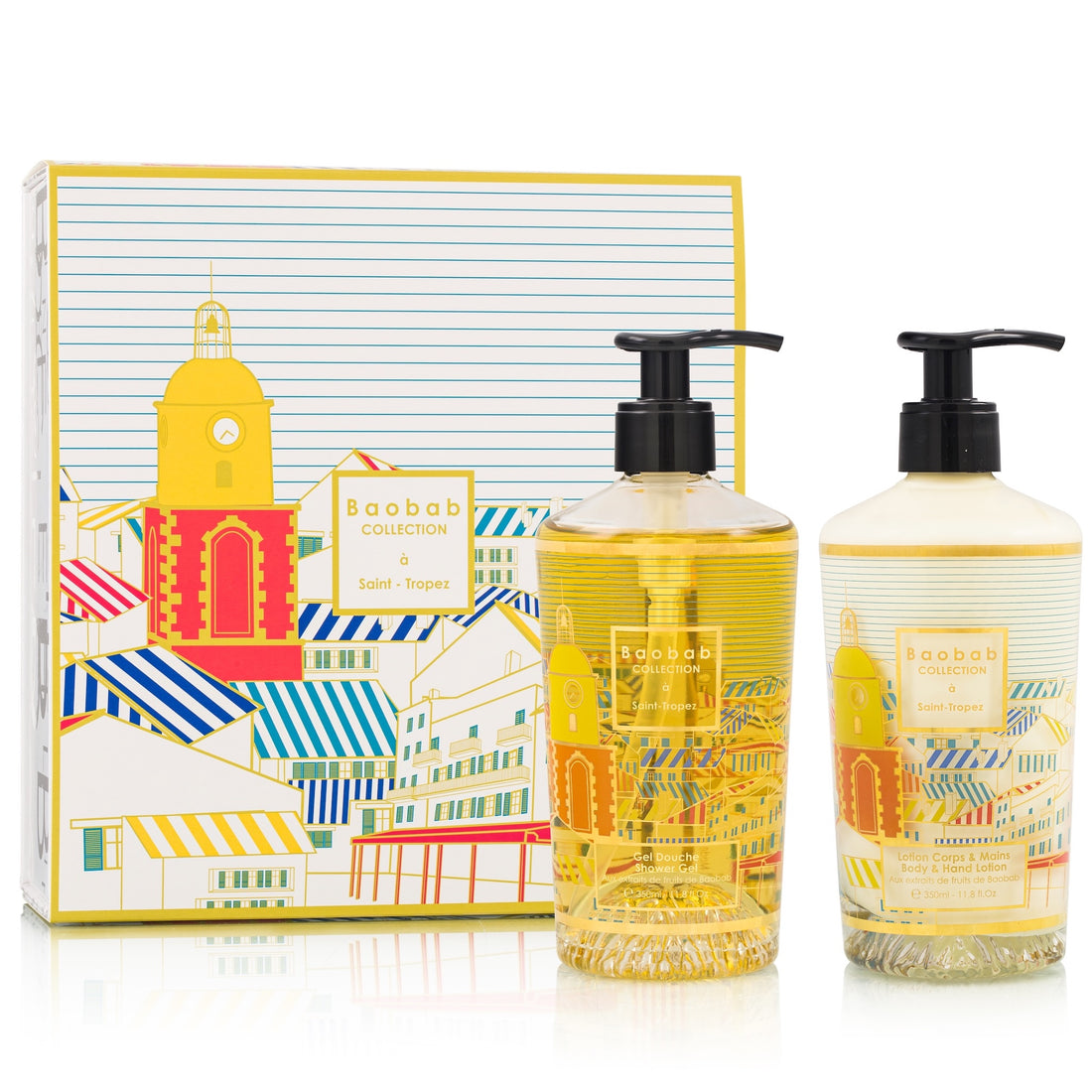 Geschenkbox Saint-Tropez – Körper- &amp; Handlotion und Duschgel