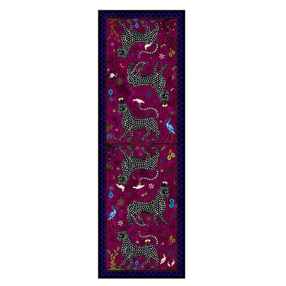 Samtschal OCELOT Pink Cardinale in 200x70 cm der Marke Ortigia Sicilia