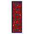 Samtschal OCELOT Red Negativo 200x70 cm der Marke Ortigia Sicilia