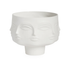 Edle Porzellan Vase DORA MAAR in weiß.