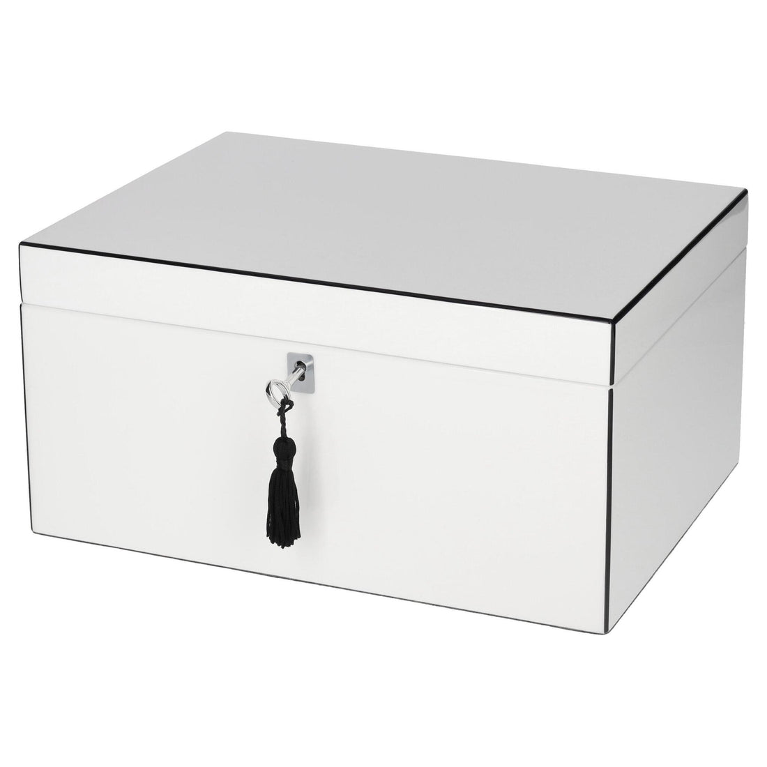 Weiß lackierte TANG Schmuckbox für stilvolle Aufbewahrung
