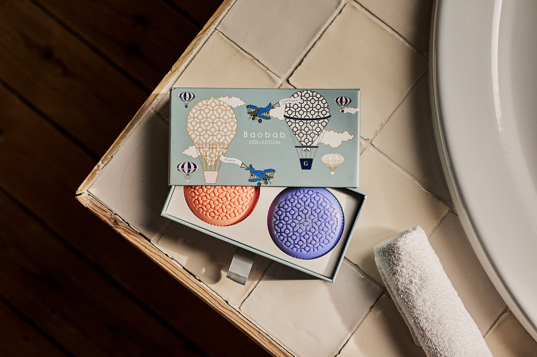 Baobab Collection – Geschenkbox Seife Women &amp; Gentlemen (2 x 150 g)