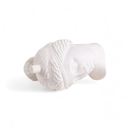 Seletti Designvase AMOR VOLAT in Weiß, inspiriert von klassischer Skulptur