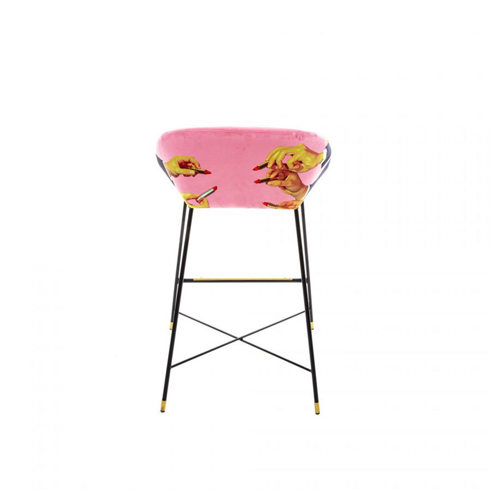 Barhocker LIPSTICKS in pink von Seletti