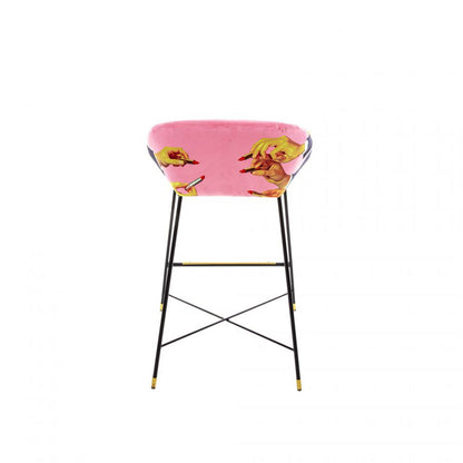 Barhocker LIPSTICKS in pink von Seletti
