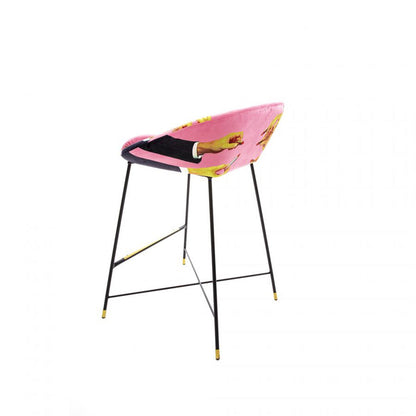 Barhocker LIPSTICKS in pink von Seletti