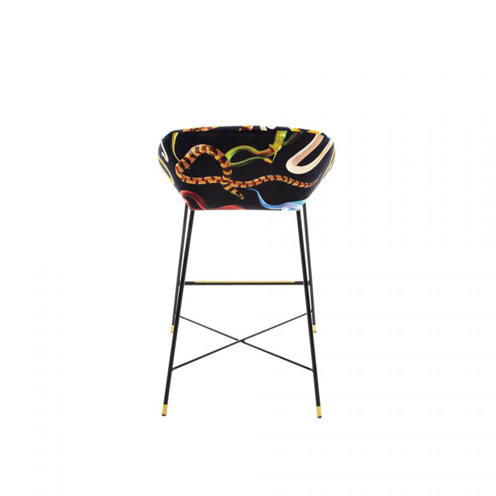Barhocker SNAKES mehrfarbig von Seletti
