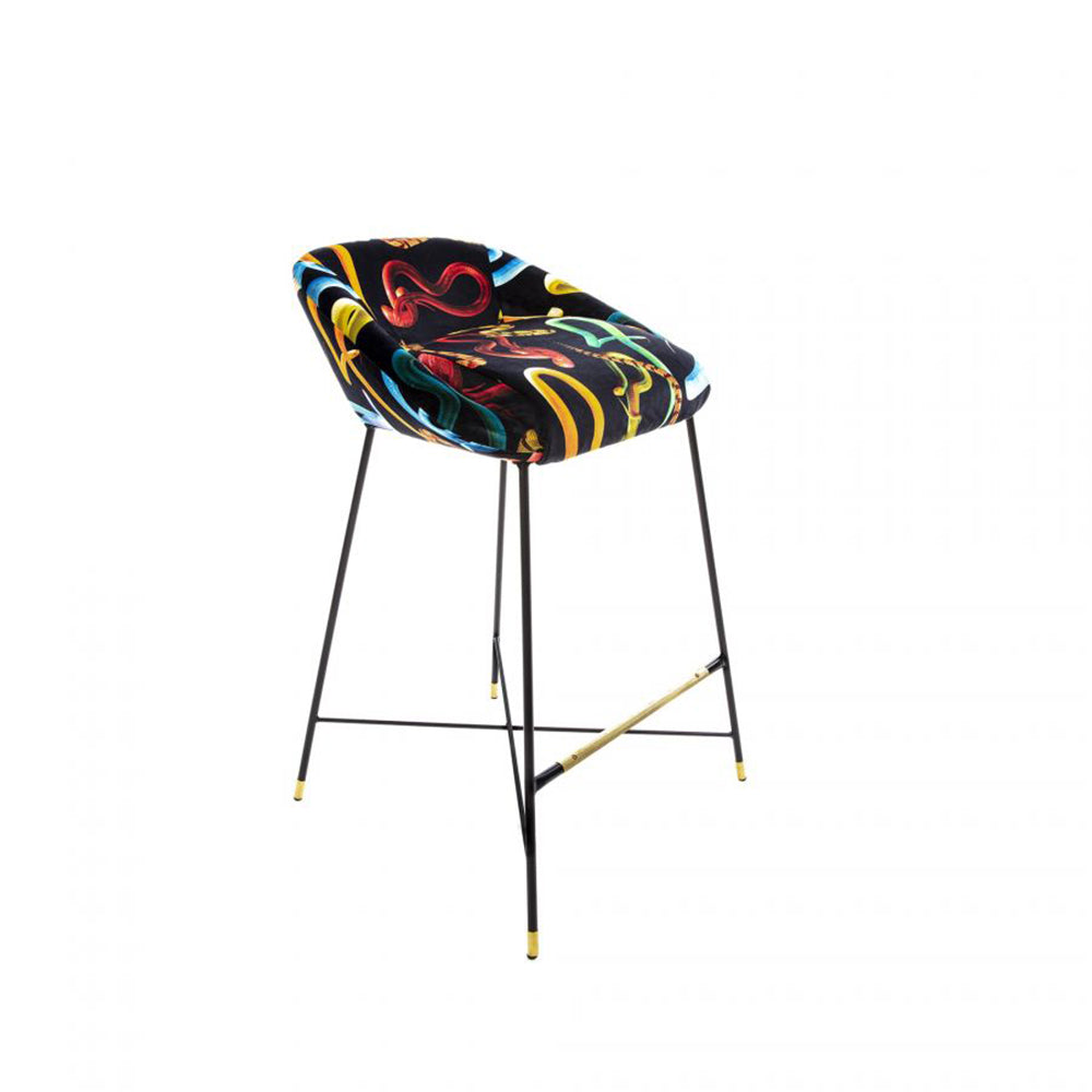 Barhocker SNAKES mehrfarbig von Seletti