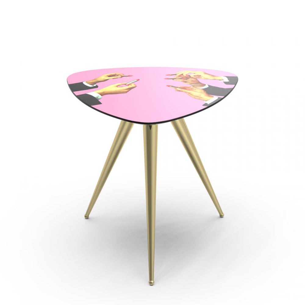 Beistelltisch LIPSTICKS in Pink von Seletti