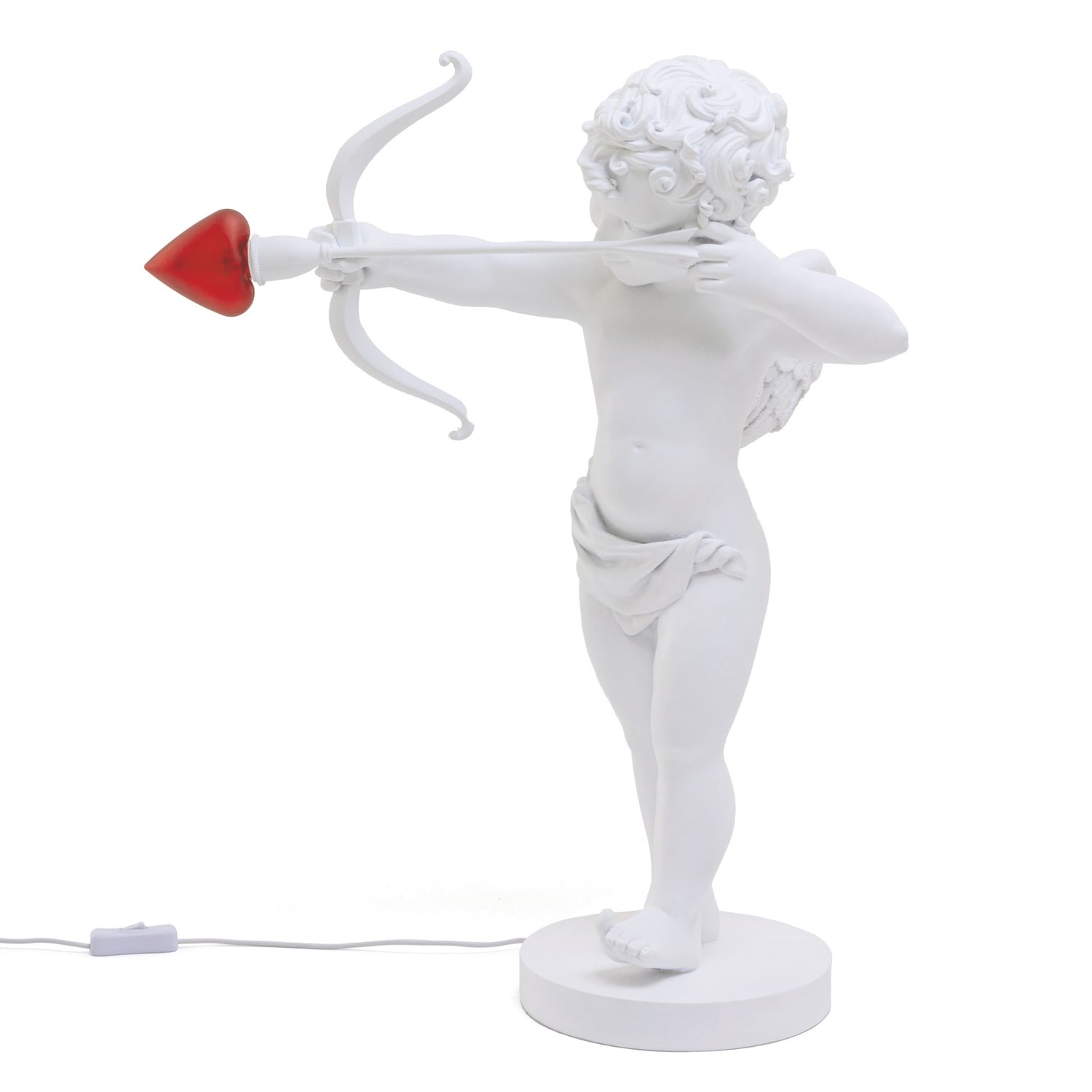 Seletti Cupid Lamp – Designerlampe Amor in Weiß und Rot