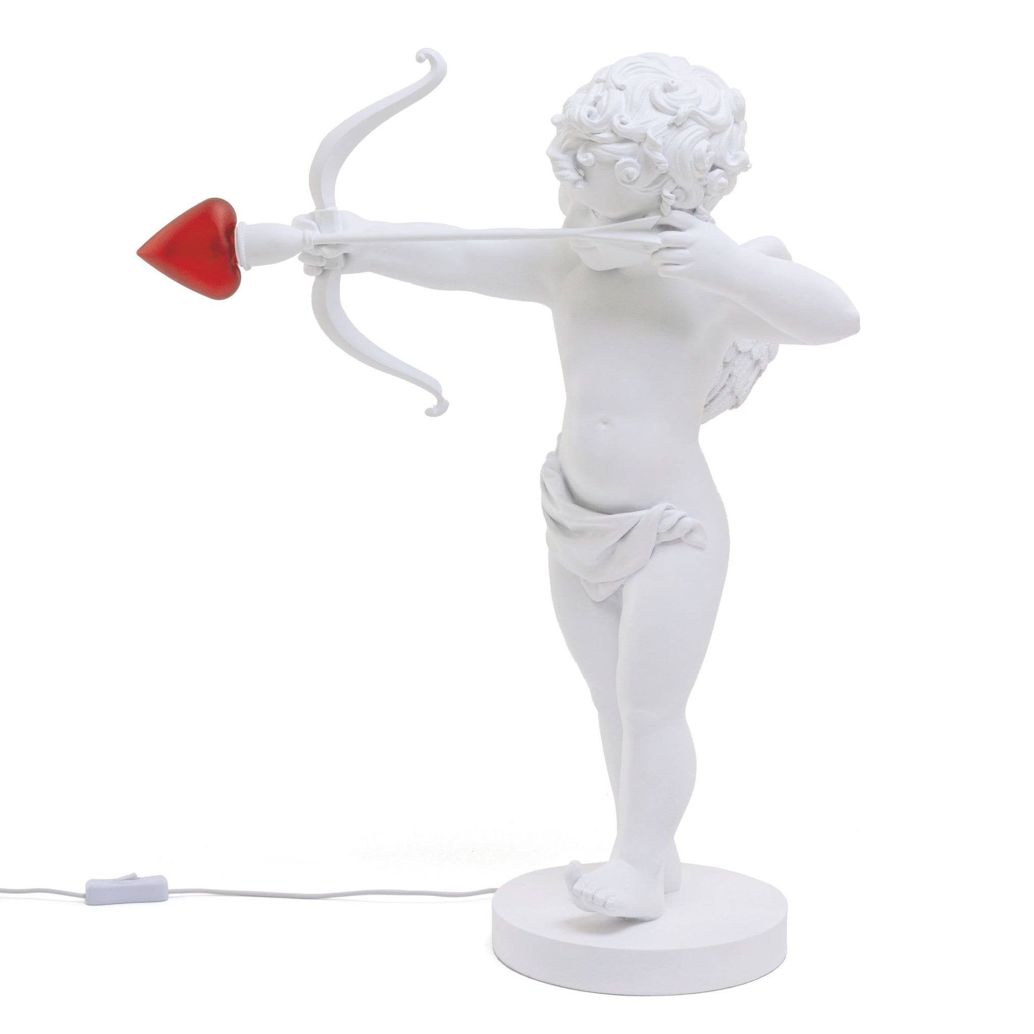 Seletti Cupid Lamp – Designerlampe Amor in Weiß und Rot