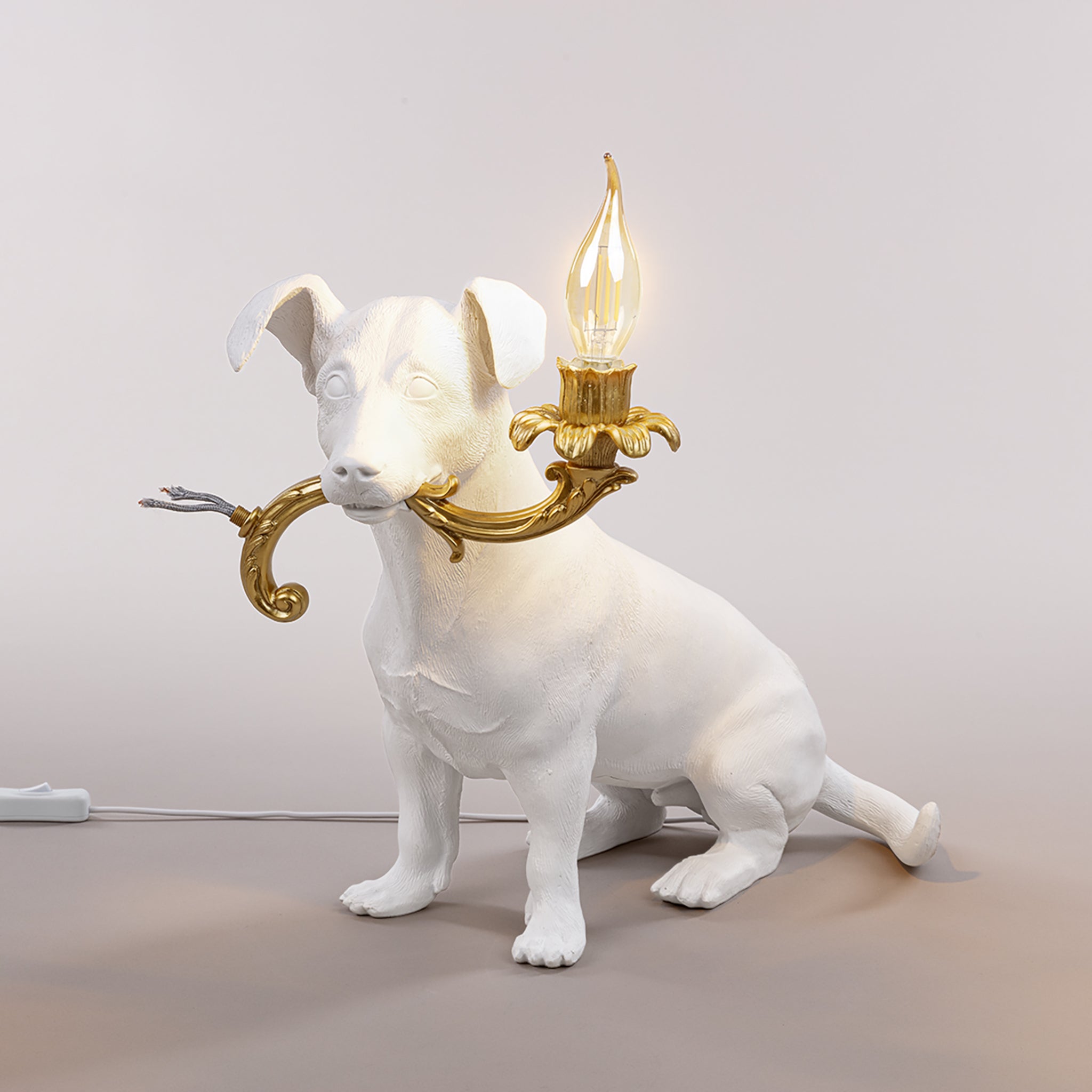 Rio Lamp von Seletti – Hundelampe aus Resin mit LED