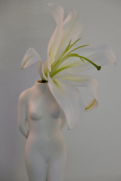 Vase LA TIMIDA von Seletti – eine fragile Schönheit zwischen Scham und Sinnlichkeit