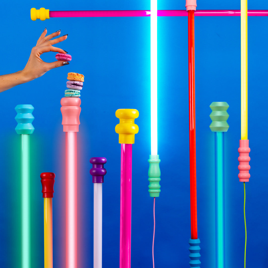 Seletti Superlinea Green – künstlerische Designleuchte