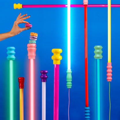 Seletti Superlinea Green – künstlerische Designleuchte