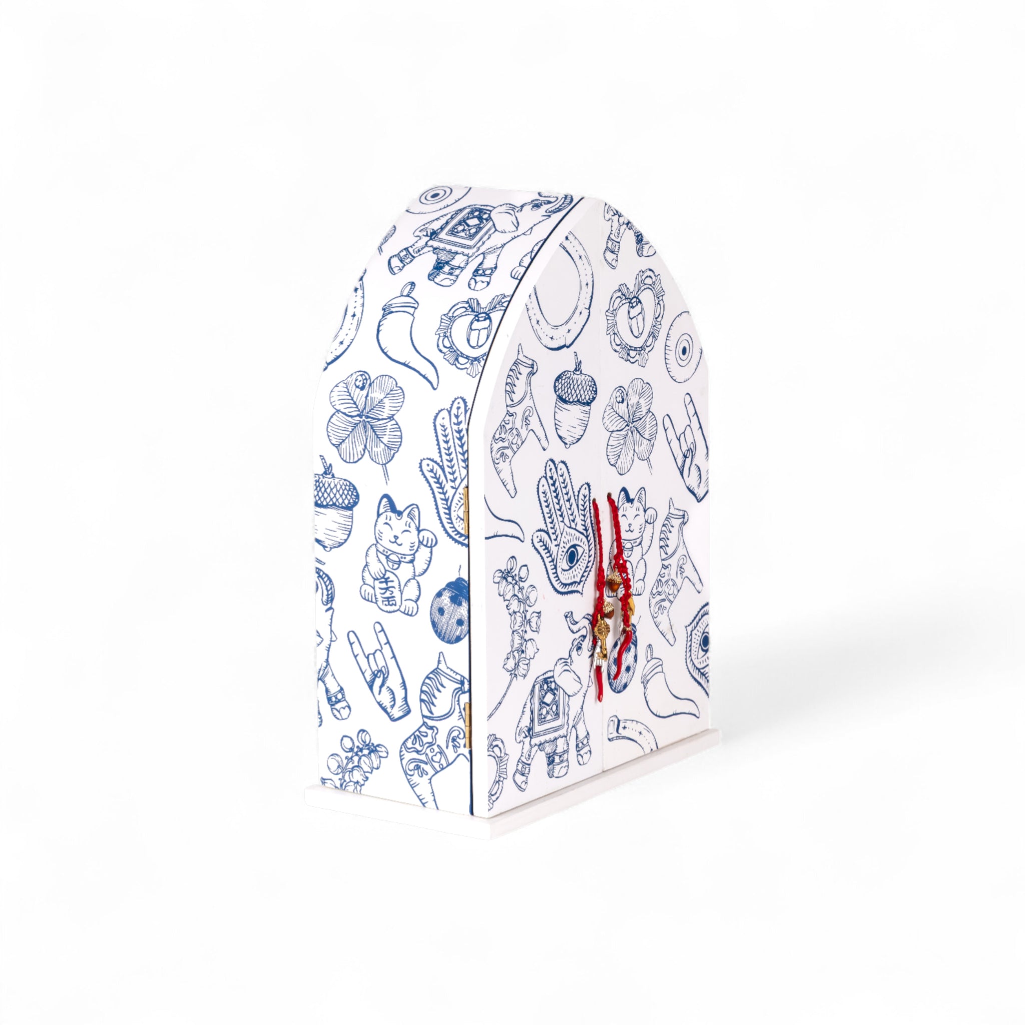 LUCKY TEMPLE von Antar Elena Borghi mit Symbolen für Glück und Schutz