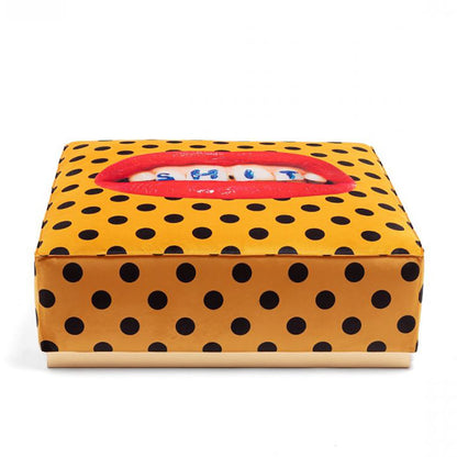 Modularer Pouf SHIT in gelb, schwarz von der Marke Seletti