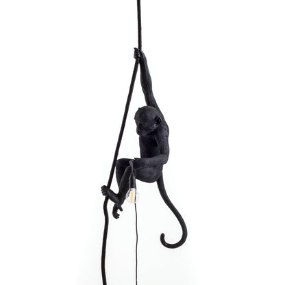 Seletti Monkey Lamp Black Ceiling Version – Designerlampe in Schwarz