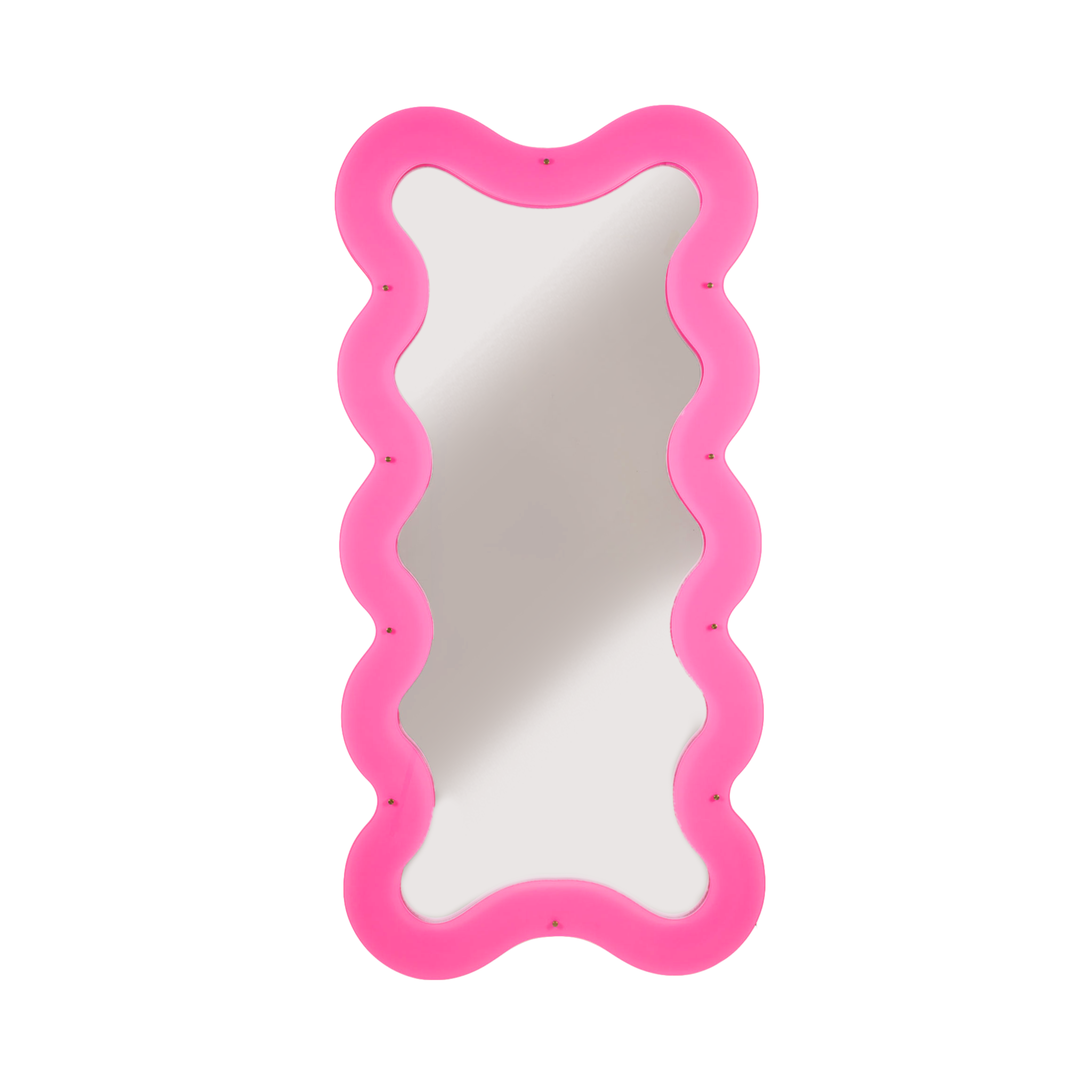 Seletti Supercurve Mirror Tall – Designer-Spiegel in Pink