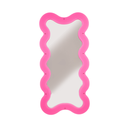 Seletti Supercurve Mirror Tall – Designer-Spiegel in Pink