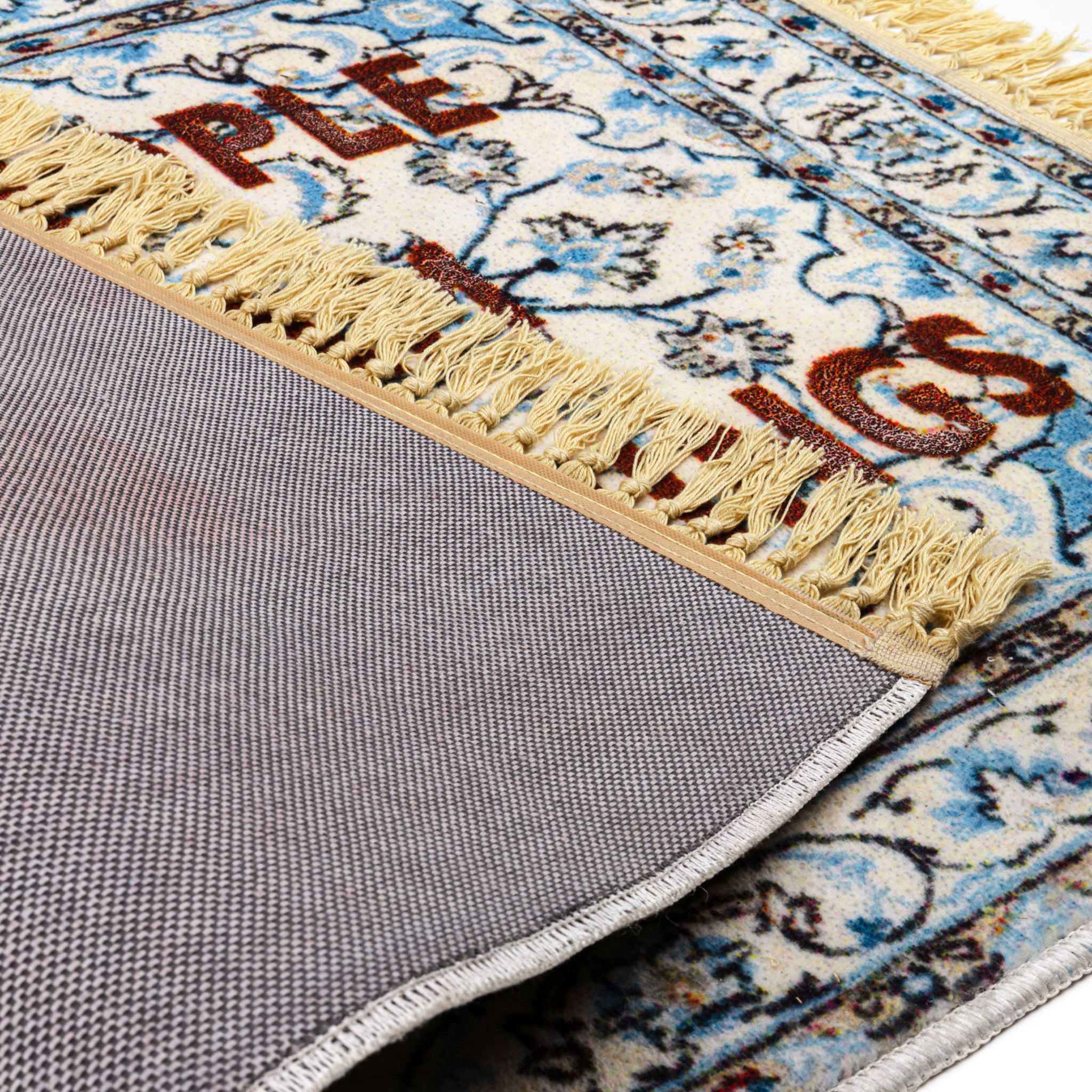 Seletti Teppich aus recyceltem PET mit typografischem Design