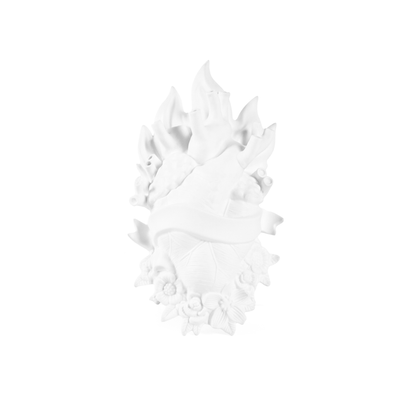 Porzellanvase HOLY LOVE IN BLOOM mit kunstvollem Design von Marcantonio