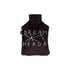 Seletti Wärmflasche DREAM MERDA aus braunem Polyester mit weißem Schriftmotiv