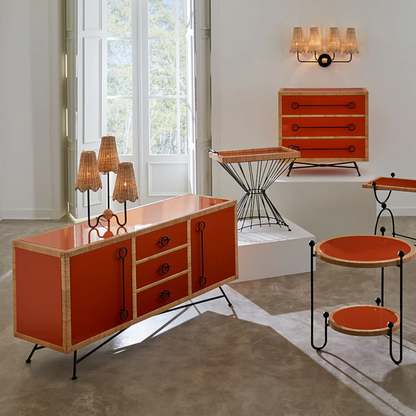 Serviertisch WELLINGTON orange von Jonathan Adler