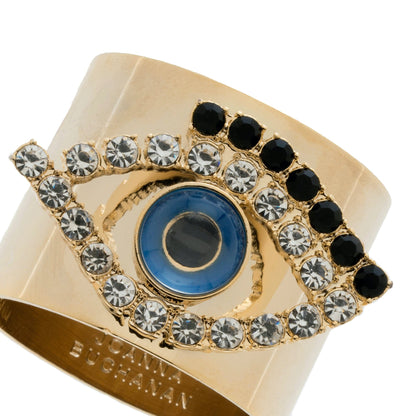 Serviettenringe "Evil Eye" – 2er-Set von Joanna Buchanan