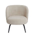 Sessel DIEYDA beige schwarz 67x68x72cm