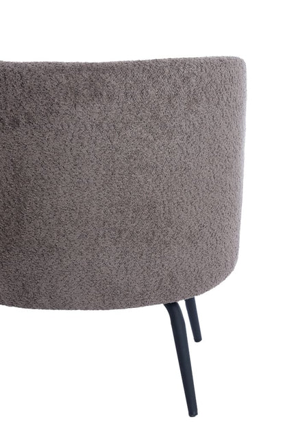 Sessel DIEYDA braun schwarz 67x68x72cm