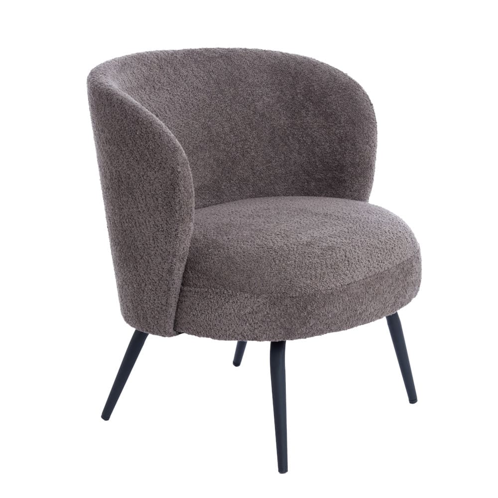 Sessel DIEYDA braun schwarz 67x68x72cm