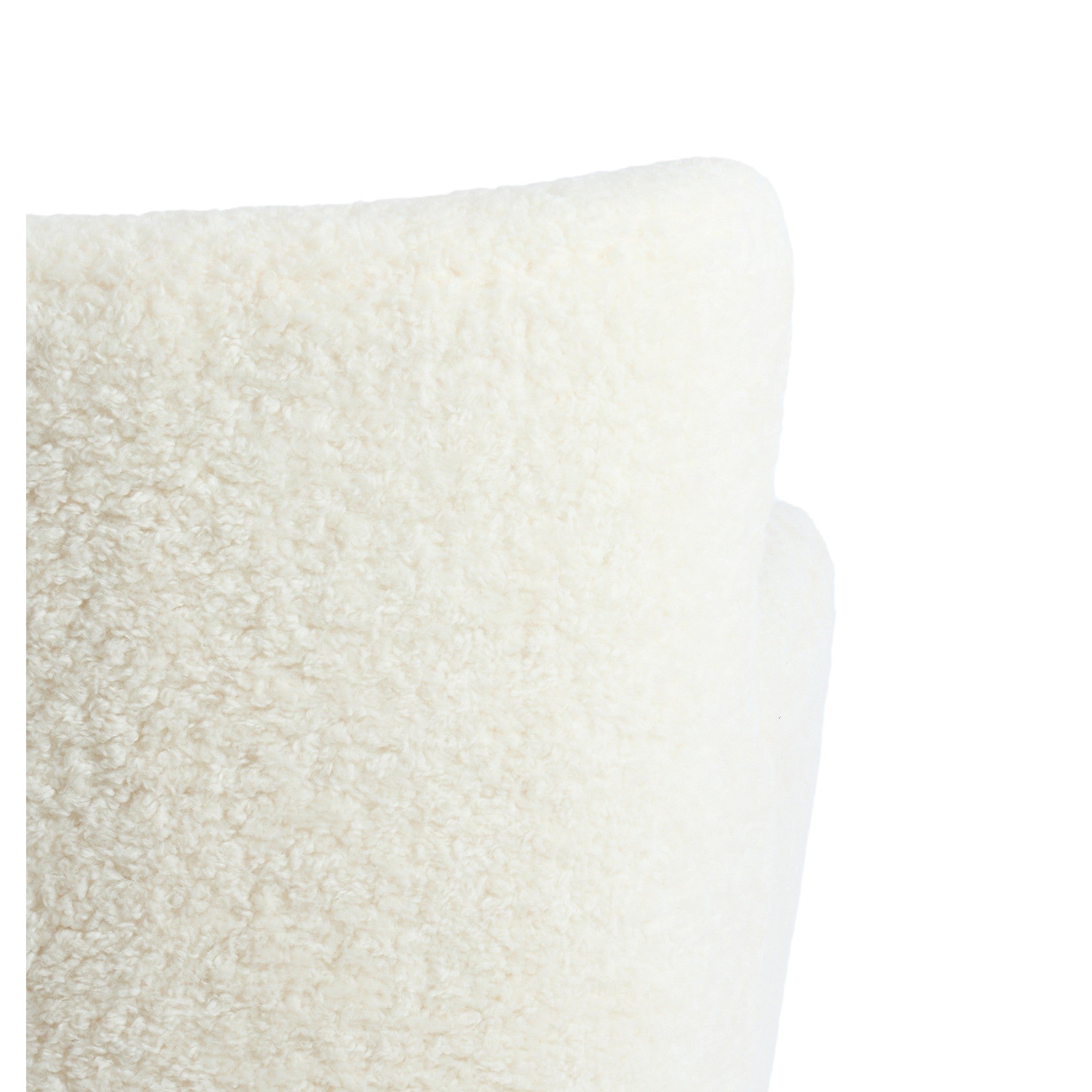 Lounge-Stuhl mit elegantem Look in creme weiß