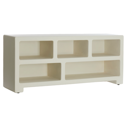 Frontansicht des NAHUA Schranks in Crème von Light &amp; Living.