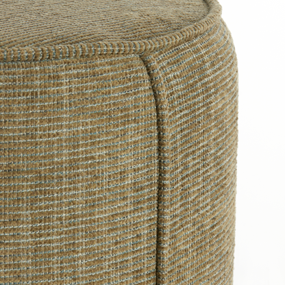 Runder Sitzpouf in Grün – Light &amp; Living "DOMONI"