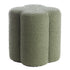 Sitzpouf NALANI 38x38x45cm bouclé dunkelgrün