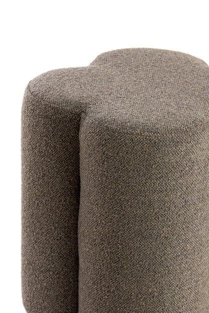 Sitzpouf NALANI 38x38x45cm in braun