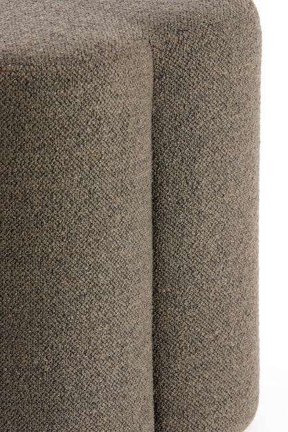 Sitzpouf NALANI 38x38x45cm in braun
