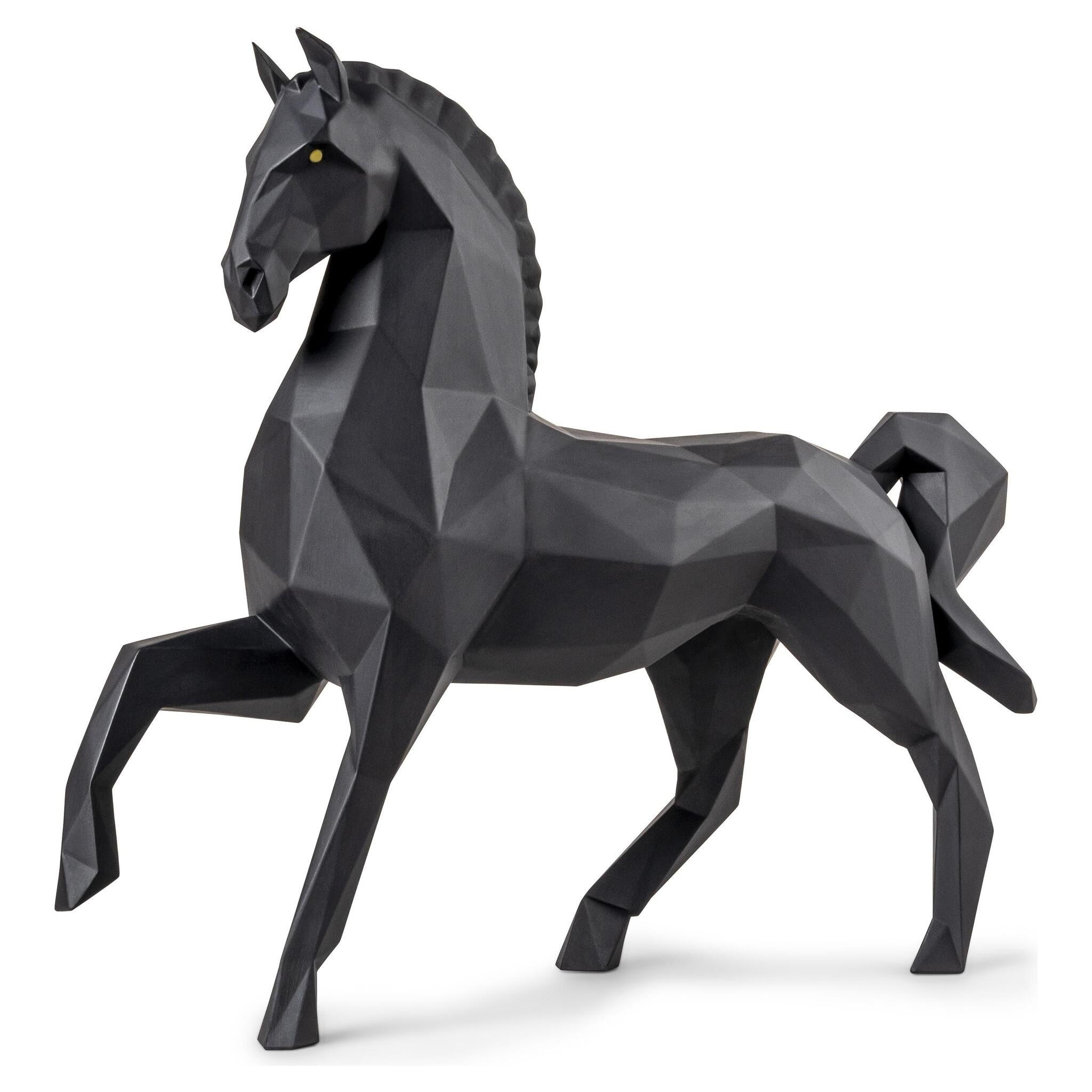 Pferdeskulptur HORSE Skulptur von Lladró in mattem Schwarz