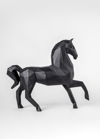 Die HORSE Skulptur mit elegantem Schwung aus Porzellan