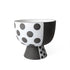 Sockelschale PALM SPRINGS DOTS schwarz/weiß von Jonathan Adler