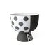 Sockelschale PALM SPRINGS DOTS schwarz/weiß von Jonathan Adler