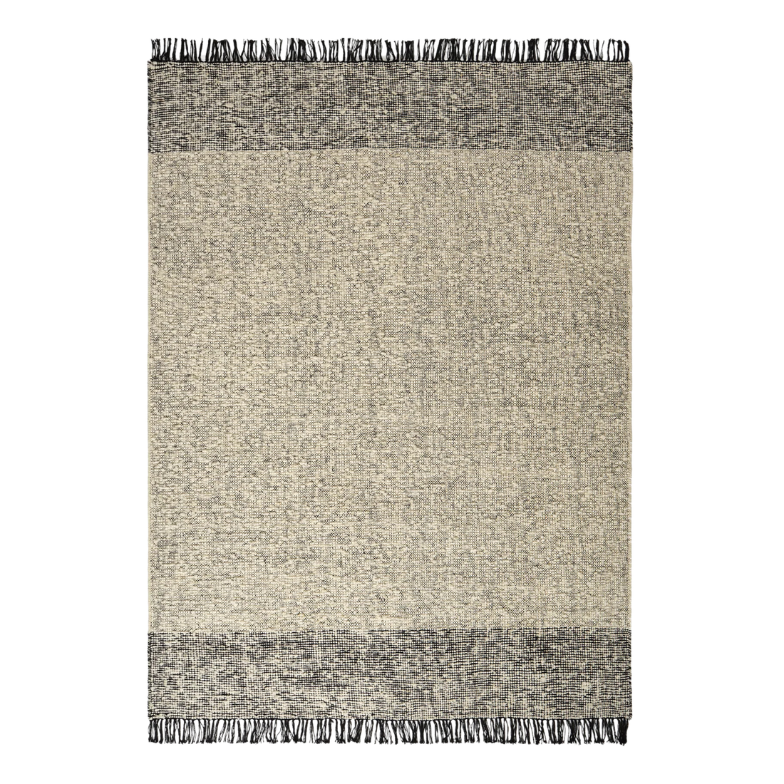 Der Teppich als zentrales Interior Element in einem minimalistischen, modernen Wohnraum.