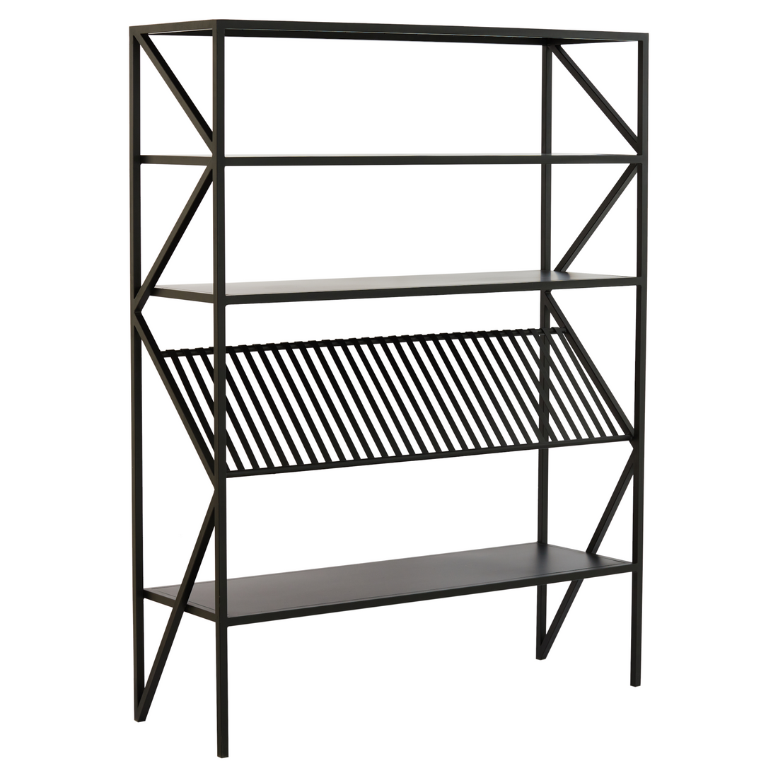 Standregal "EZRA" von Light &amp; Living in mattem Schwarz