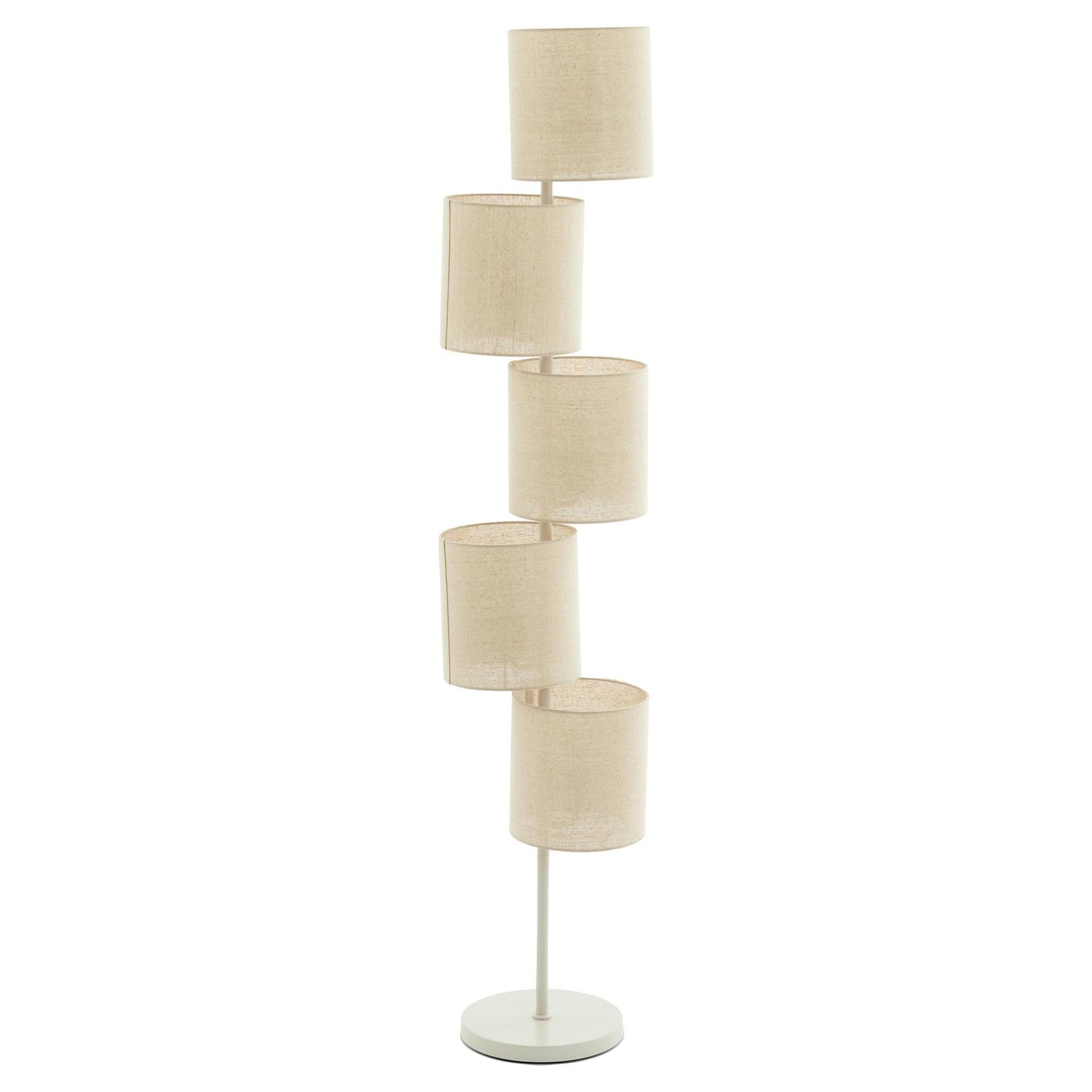 Stehleuchte Ø32x155,5 cm BENIGNO beige im modernen Wohnraum