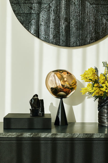 Dekoration Tom Dixon - Melt Table Light in Gold Polished Polycarbonate